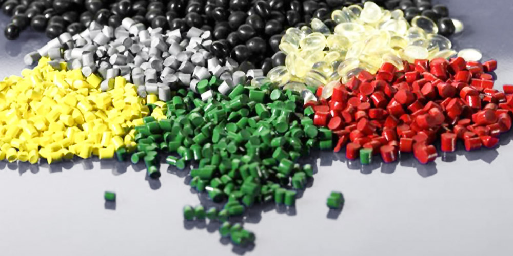 The image symbolises the unlimited colour options of Spectra Melt low pressure molding masterbatches. 