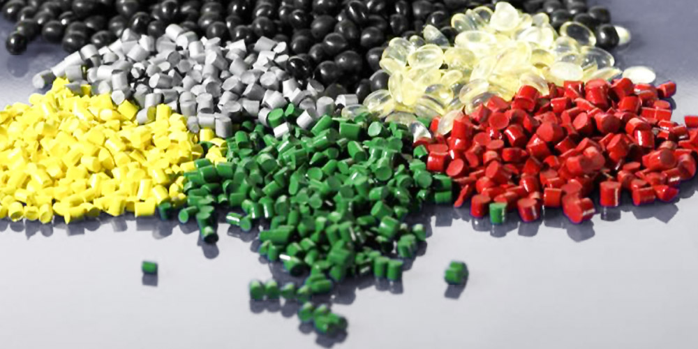 The image symbolises the unlimited colour options of Spectra Melt low pressure molding masterbatches.